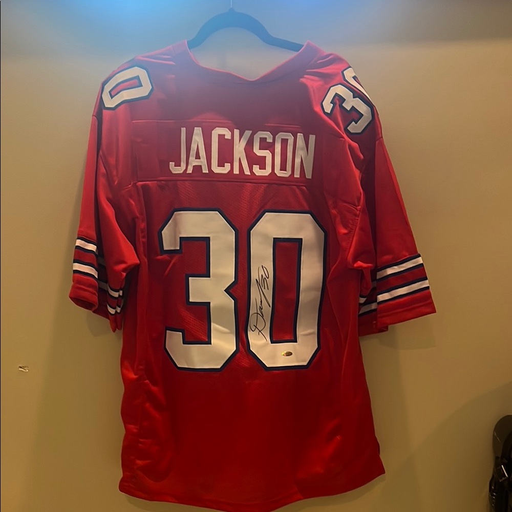 Red Jackson Football Jersey